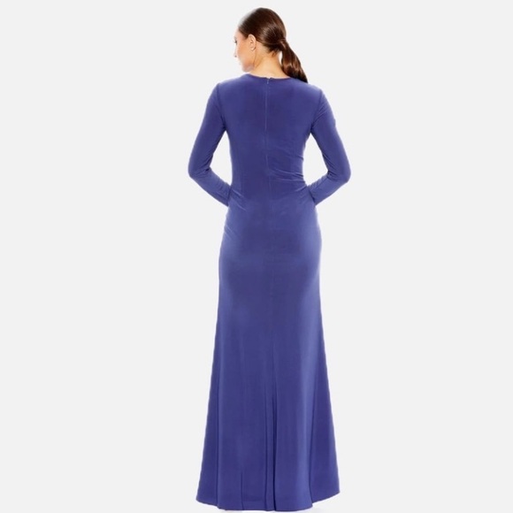 Elegant size 14 lavender long evening cocktail dress/ mint condition - Picture 2 of 6